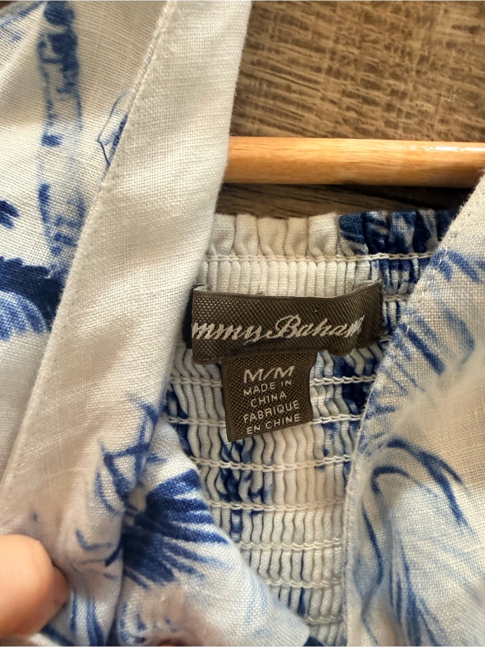 Tommy Bahama Art of Palms 100% Linen Maxi Dress Size Medium - Picture 7 of 7
